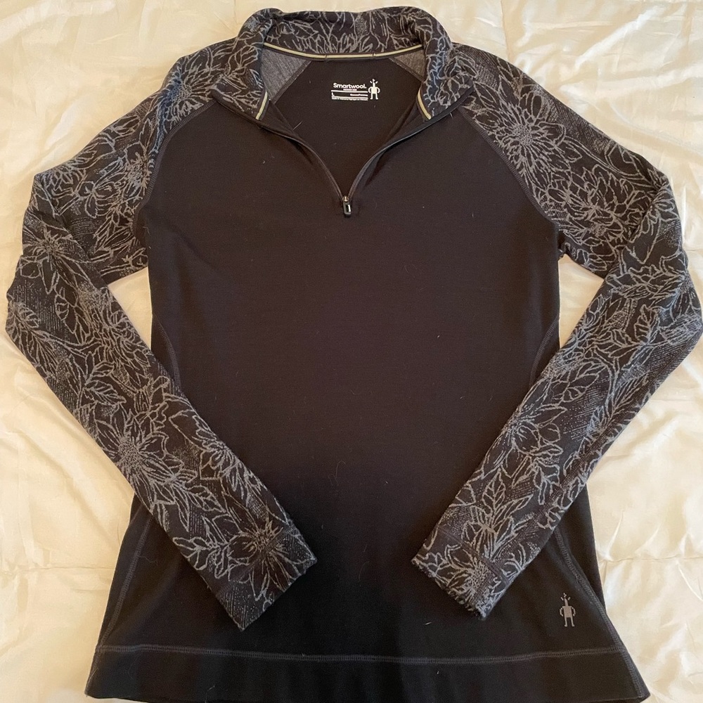 Womens smart wool zip up